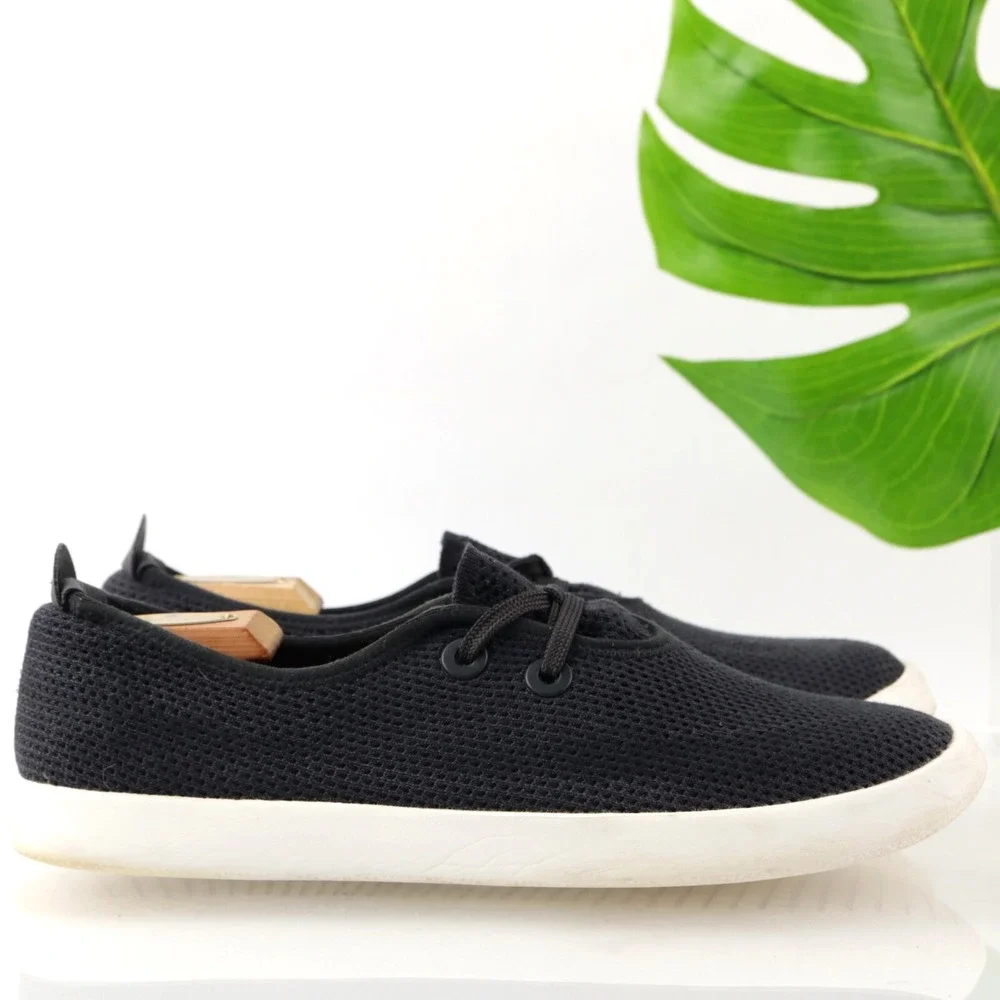 Allbirds Mens TS Tree Skipper Running Shoe Size 11 Navy Knit Lace Up Low Sneaker